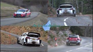 BEST OF TESTS RALLYE MONTE CARLO 2020 (WRC) | WRC & R5 FLATOUT | By ArdechoRallye [HD]