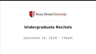 Undergraduate Recitals