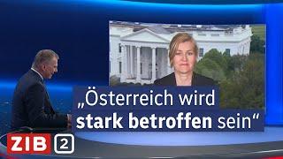 Wie stark treffen Trumps Zölle Österreich? | ZIB2 vom 08.04.2025
