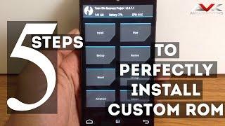 5 Steps To Perfectly Install Custom ROM on any Phone (Failproof){Noob Friendly}