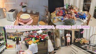 COMPRAS DA SEMANA NO MERCADO DEU R$740,00 / CHEGOU MINHAS COMPRINHAS DA SHEIN