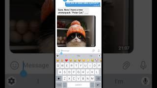 Text Exchange: Rebel Cat vs Fridge! #texting #sms #short