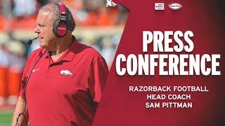 Press Conference: Head Coach Sam Pittman Louisiana Tech | RAZORBACK FOOTBALL