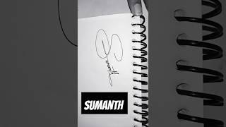 Comment your name #subscribe #signature #autographs #sumanth #trending #yt #shorts #youtube #art