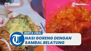 Viral Video  Nasi Goreng Dengan Sambal Dipenuhi Belatung
