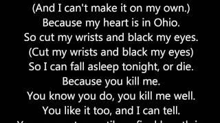 ohio is for lovers by hawthorne heights (lyrics)