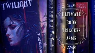 ASMR  Over an Hour of Tingly Book Triggers  Tapping & Ear to Ear Whispering