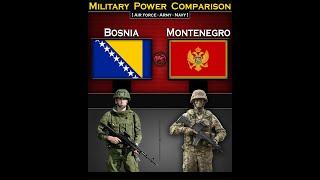 Bosnia vs Montenegro | Military Power Comparison 2024 | Global Power