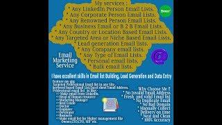 I will provide you targeted email list as per your niche