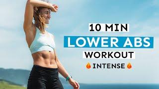 10 MIN INTENSE LOWER ABS WORKOUT | Belly burn | No equipment | Rasa Is