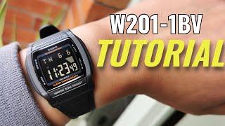 Casio W201 Tutorial - All You Need To Know