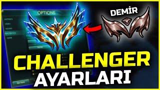 LOL OYNAYIŞINIZI GELİŞTİRECEK CHALLENGER OYUN AYARLARI | DÜŞÜK ELODAN KURTULACAKSINIZ!!