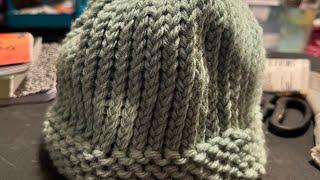 Remember you ask for it! Loom knit hat tutorial!