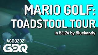 Mario Golf: Toadstool Tour by Bluekandy in 52:24 - Awesome Games Done Quick 2021 Online