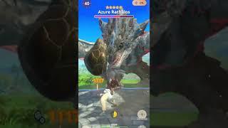**New** Monster Hunter NOW - 5-Star Azure Rathalos Hunt #monsterhunternow #gaming #fyp #fypage