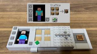 How to Build Minecraft Inventory Crafting Table | Lego