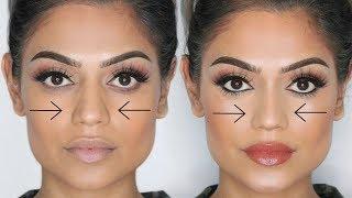 HOW TO FAKE A NOSE JOB! Step by step in depth nose contouring tutorial | Sabrina Anijs