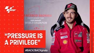 Pecco Bagnaia's World Champion Interview ️ | #BACK2BACKgnaia 