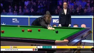 Mark Allen  a maximum Break 147  The masters 2024