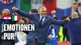 "Im Fußball passiert Unlogisches!": Spalletti nach Italiens Rettung | Italien - Kroatien 1:1