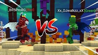 LEGENDARY Duel - BRSPro VS DJwalkzz in Bedwars!! (Blockman GO)