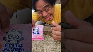 Found a delicious hello panda biscuit snack but ran away #shorts #shortvideo #viralvideo