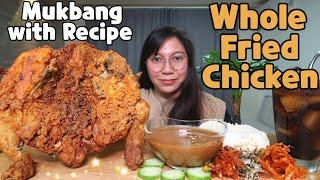 WHOLE FRIED CHICKEN MUKBANG | Mukbang Philippines | Chef Obang