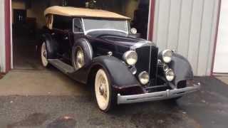 1934 Packard 1101 Phaeton under its own power for the first time in 30 years!