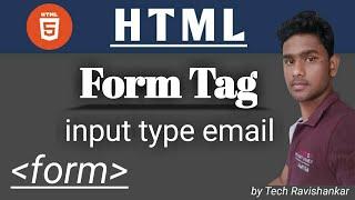 Input Type Email in Html Form Tag(Hindi)