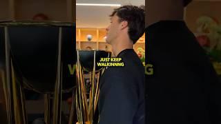 WE STOLE THE NBA TROPHY 