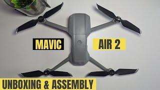 DJI MAVIC AIR 2  FLY MORE COMBO UNBOXING AND ASSEMBLY (PART 1)