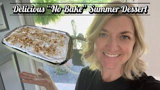 No Bake Banana Pudding | Summer Dessert