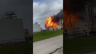 Industrial plant explosion in Pasadena, Texas