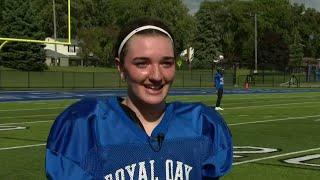 Female football player finds footing in Royal Oak