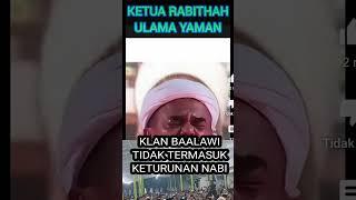 Fatwa ulama Yaman, baalawi rungkad!