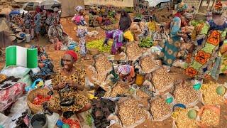 RURAL MARKET DAY IN OJO IBADAN NIGERIA | COST OF LIVING,  WEST AFRICA |CHEAPEST PRICE FOOD MARKET
