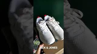 Jack & Jones Men White Woven Design Sneakers