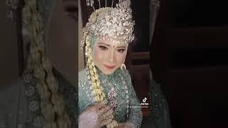 Make up ngunduh mantu sunda siger, dengan trend kebaya sage #makeupwedding #sundasiger #kebayasage