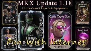 Mortal Kombat X Update 1.18 (Diamond Klassic Jax Briggs, Klassic Reptile, Shaolin Fist Kung Lao)
