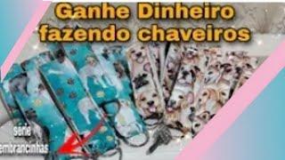 VOCÊ TEM DINHEIRO E NÃO SABE !!USE SEUS RETALHINHOS E FAÇA CHAVEIROS PARA VENDER E LUCRARFÁCIl 