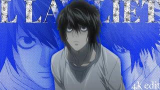 L lawliet edit | Deathnote edit | 4k edit