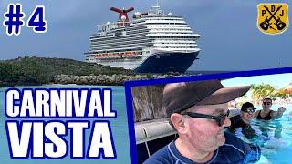 Carnival Vista 2024 Pt.4 - Grand Turk, Nacho Volcano, Pool Party, Ship Shopping, Late Night Pizza