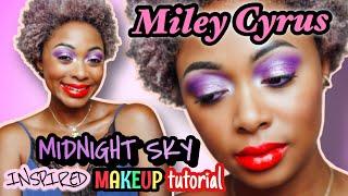 TUTORIAL: Miley Cyrus Midnight Sky Inspired Makeup Tutorial