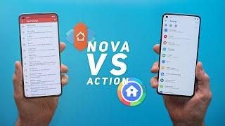 Nova Launcher vs. Action Launcher!