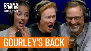 Matt Gourley Horrifies Conan & Sona With His Bare Back | Conan O'Brien Needs A Friend