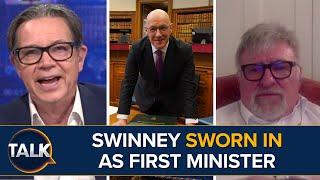 “A Stitch Up!” John Swinney Sworn In As Scotland’s First Minister