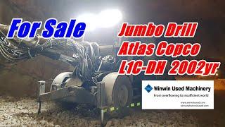 [ Winwin Used Machinery ] Used Jumbo drill atlas copco one boom L1C-DH 2002yr For sale