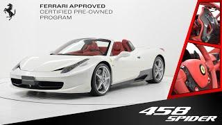 Ferrari 458 Spider 2013MY 認定中古車 エンジン音あり（車体末尾番号：573)