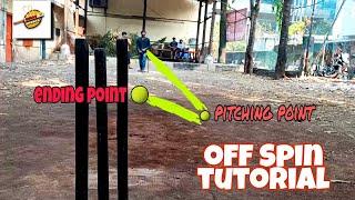 Off Spin Tutorial In Underarm Box Type Cricket