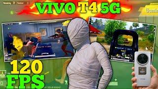 VIVO T4 5G- BGMI Test with FPS Meter Heating & Battery Drain | Bgmi 3.8 update| snapdragon 8s gen3